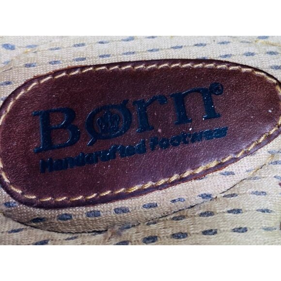 Born Hand Crafted Footwear SAWYER Brown Leather Comfort Shoes Size 8.5 M EU 41 - Picture 12 of 16